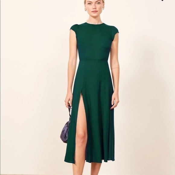 Reformation Dresses & Skirts - Reformation Gavin Dress - Emerald